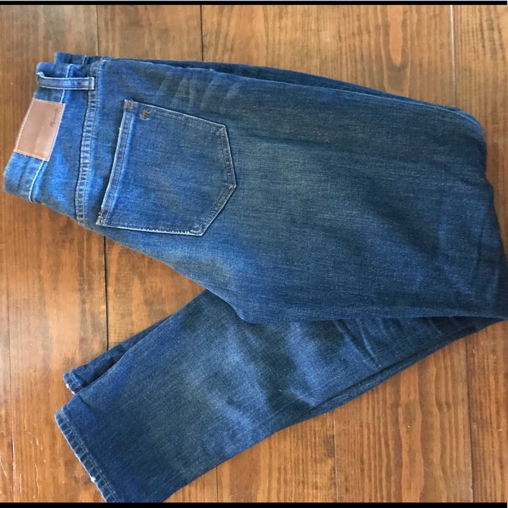 Madewell high rise slim boyjean